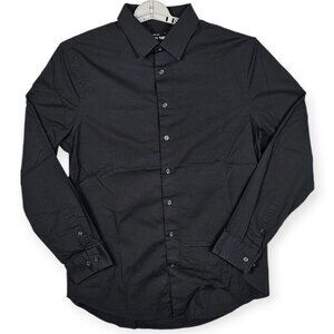 EXPRESS Extra Slim Fit Dress Shirt - Men's Medium - Black